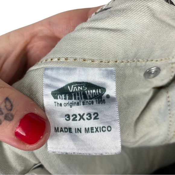 Vans 90’s Customade For You Dark Wash Skinny Straight Leg Skateboarding Jeans - Picture 11 of 14